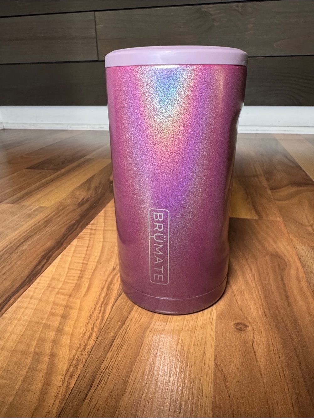 Brumate can insulated cooler Pink Holographic - Insulated Stainless Steel